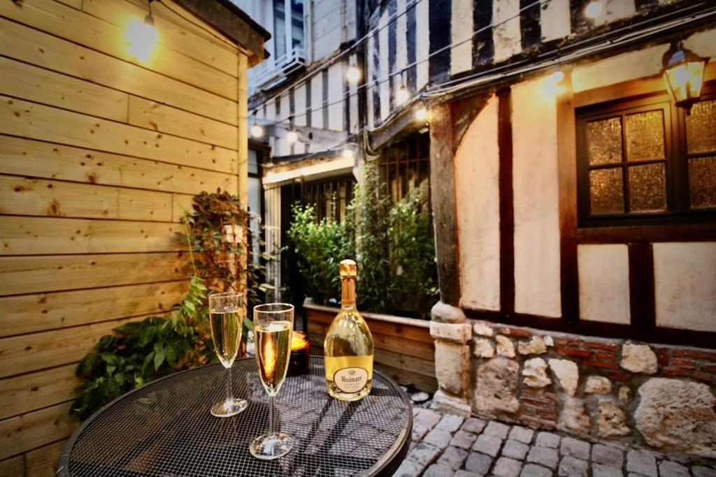 Le Spa Gustave - Sauna, Jacuzzi & Terrasse A Rouen Exteriör bild