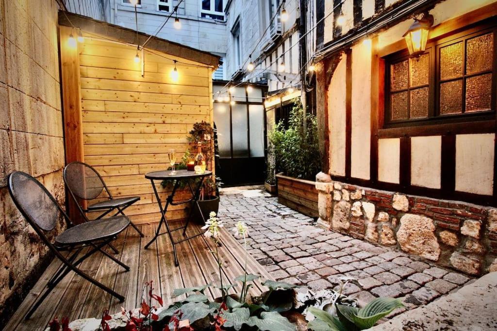 Le Spa Gustave - Sauna, Jacuzzi & Terrasse A Rouen Exteriör bild